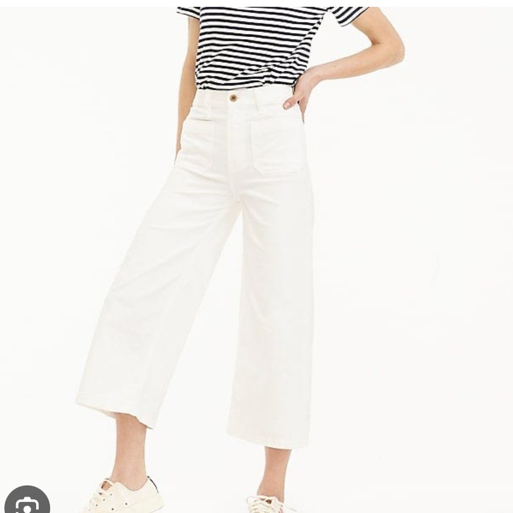 Point Sur wide leg crop pants